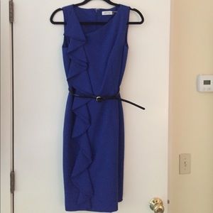 Calvin Klein royal blue dress size 4